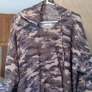 Camo lightweight hoodie- Maurices